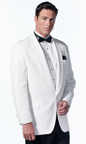 Style 41: White Shawl Classic Dinner Jacket