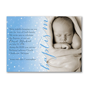 Precious Dots - Photo Baptism Invitation