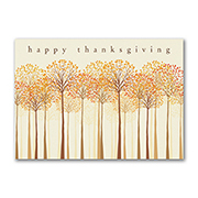 Thankful Trees - Thanksgiving Card