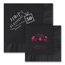 Black Napkins