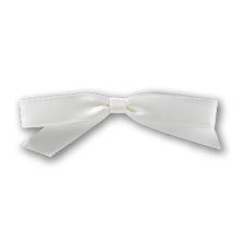 Ivory Satin Bow