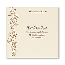 French Floret - Accommodation Card