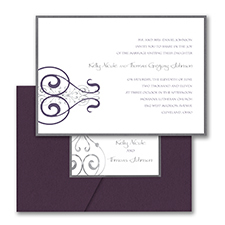 Stately Scrolls - Layered Pocket Invitation