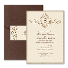 French Floret - Layered Pocket Invitation