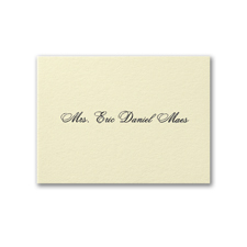 Mr. and Mrs. Calling Card