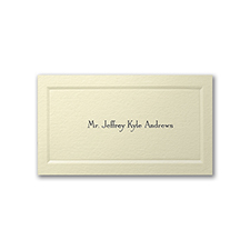 Gentleman's Paneled Calling Card