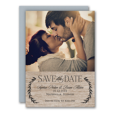 Leafy Natural - Save the Date Magnet