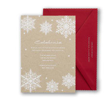 Snowflake Celebration - Invitation