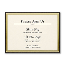 Classic Border - Party Invitation