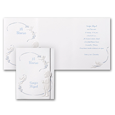 Sacred Day - Baptism Invitation - Blue