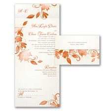 Autumn Rustic - Seal 'n Send Invitation