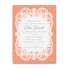 Graceful Lace - Bridal Shower Invitation