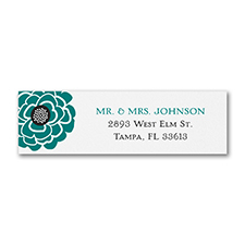 Mod Floral - Address Label