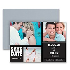 Collage Chic - Photo Save the Date Magnet