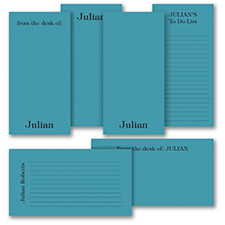 Jot a Line - Note Pad Gift Set - 50 Sheet - Blue