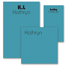 Ready, Set Go - Note Pad Gift Set - 100 Sheet - Blue