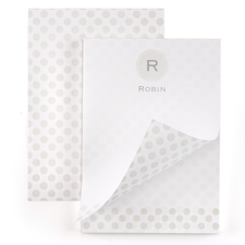 Monogram Dot - Notepad - 100 Sheets