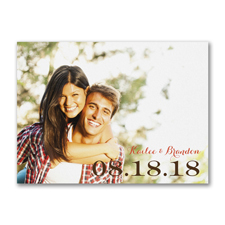 Big Date - Photo Save the Date Card