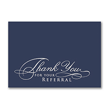 Thank You For Your Referral Card