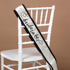 Bride-to-Be Ivory Sash