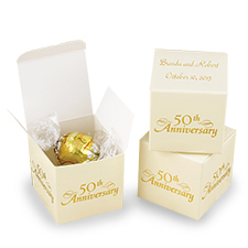 50th Anniversary Favor Boxes