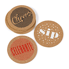 Celebrate Cork Coaster Set