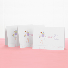 Bridal Shower - Thank You Card and Envelope